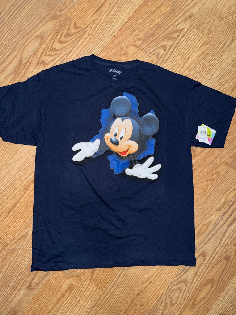 NWT Disney Navy Blue Mickey Mouse Graphic Tee